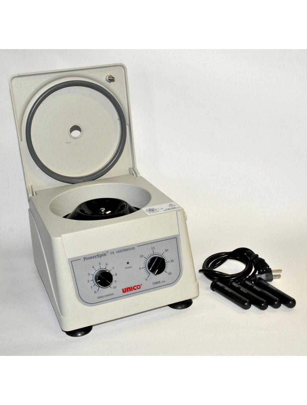 Unico Powerspin VX Centrifuge C818 Variable Speed 3400 Max RPM 6 Place Timer Sol International Medical