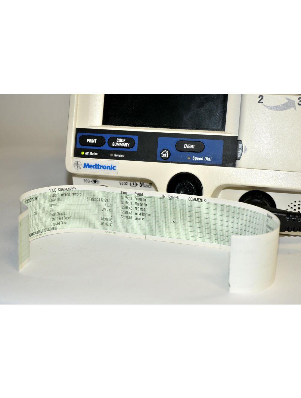 Medtronic LIFEPAK 20e Defibrillator Monitor Portable APEX Sternum Paddle Printer