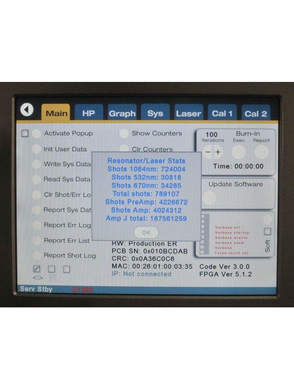 Cutera ENLIGHTEN III Tattoo Removal Benign Lesion Laser 532 670 1064nm Pico 2017