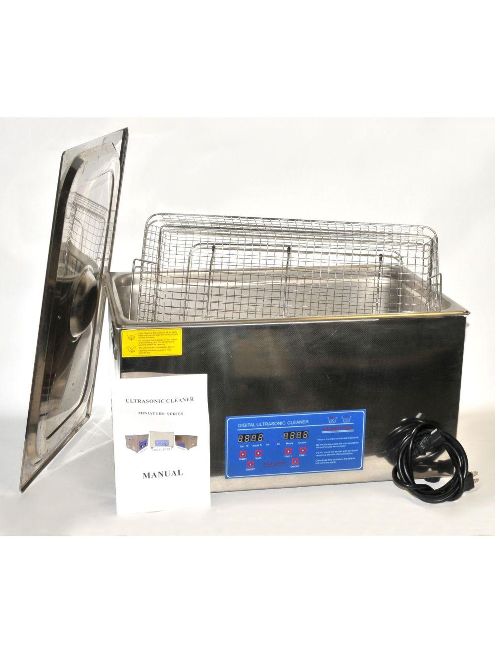 Ultrasonic Cleaner JPS-80A Digital Control LCD Stainless Steel Medical Dental Sol International Medical