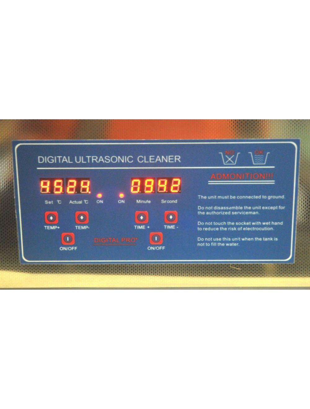 Ultrasonic Cleaner JPS-80A Digital Control LCD Stainless Steel Medical Dental Sol International Medical