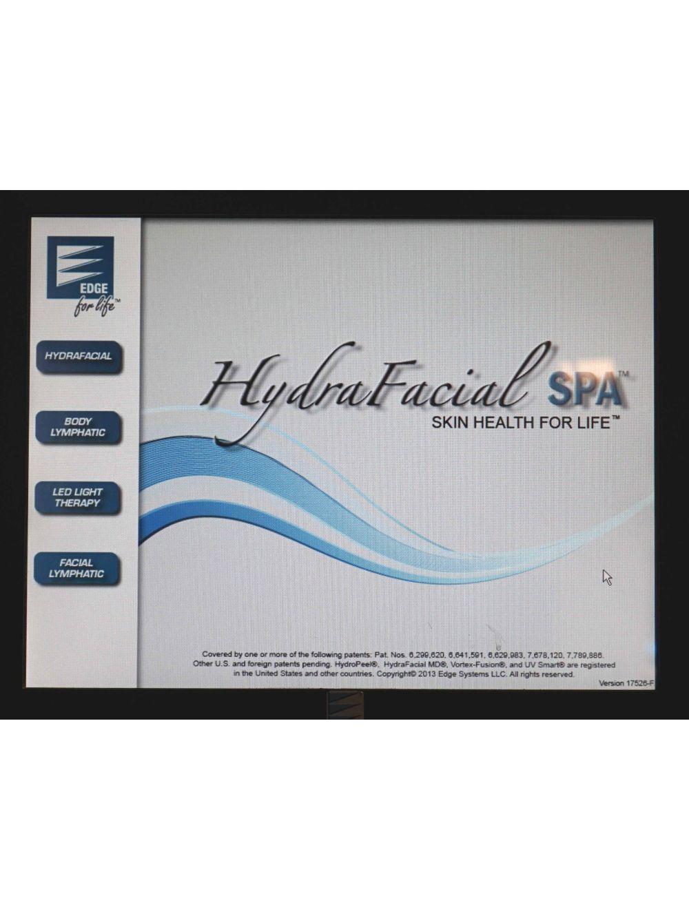2015 Edge Systems Hydrafacial Hydradermabrasion Patient Skin Treatment MD