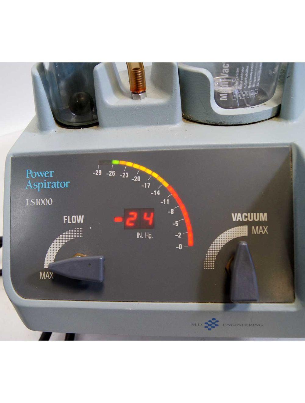 MD Engineering Power Aspirator LS1000 Suction Vacuum Pump System Sol International Medical