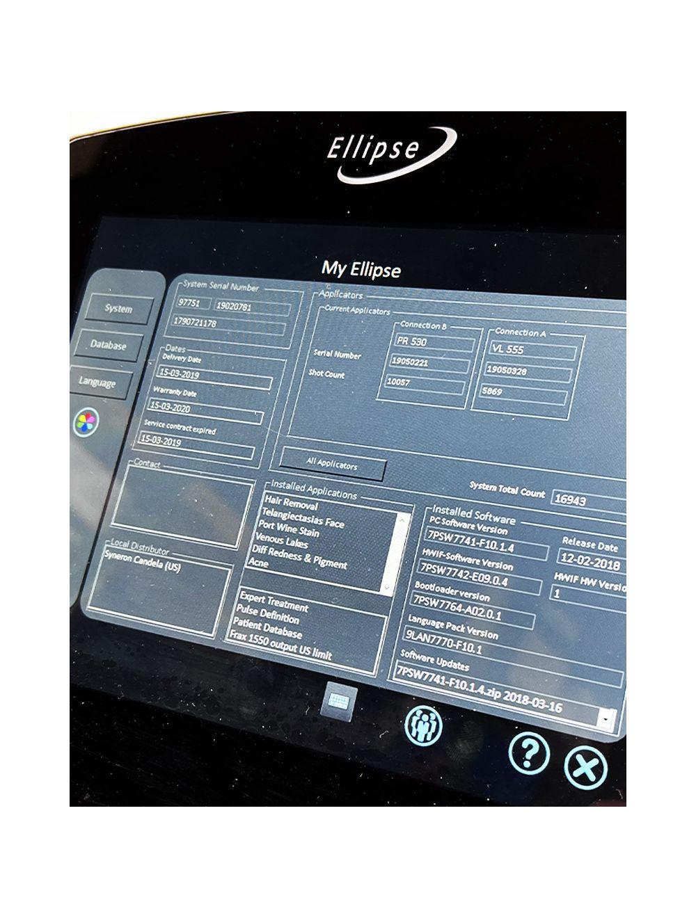 2019 Candela Ellipse Nordlys PR 530 VL 555 Telangiectasias Rosacea IPL System