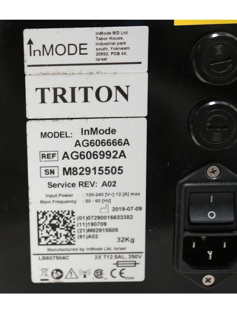 2019 InMode Triton Laser Hair Removal Alexandrite Diode Nd YAG 755 810 1064 Alex
