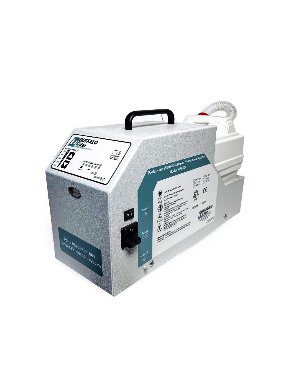 Buffalo Porta PlumeSafe 604 Smoke Evacuation System + ViroSafe XLL Filter PPS604 Sol International Medical