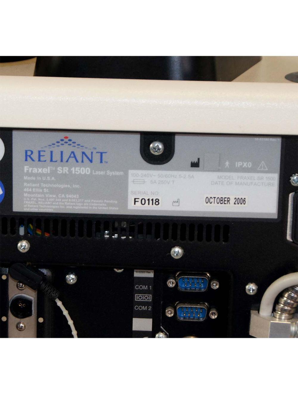2006 Fraxel SR 1500 Reliant Fractional Laser 1500nm Tabletop System Skin Repair