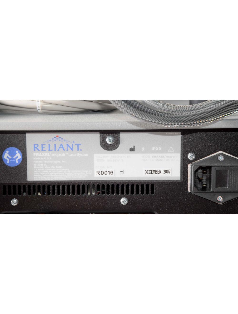 2007 Reliant Fraxel Re:Pair CO2 Fractional Laser Repair Buffalo Filter C02