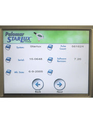 Palomar 2006 STARLUX 300 IPL Laser LuxG LuxRS HandPieces Hair Removal Lux G R