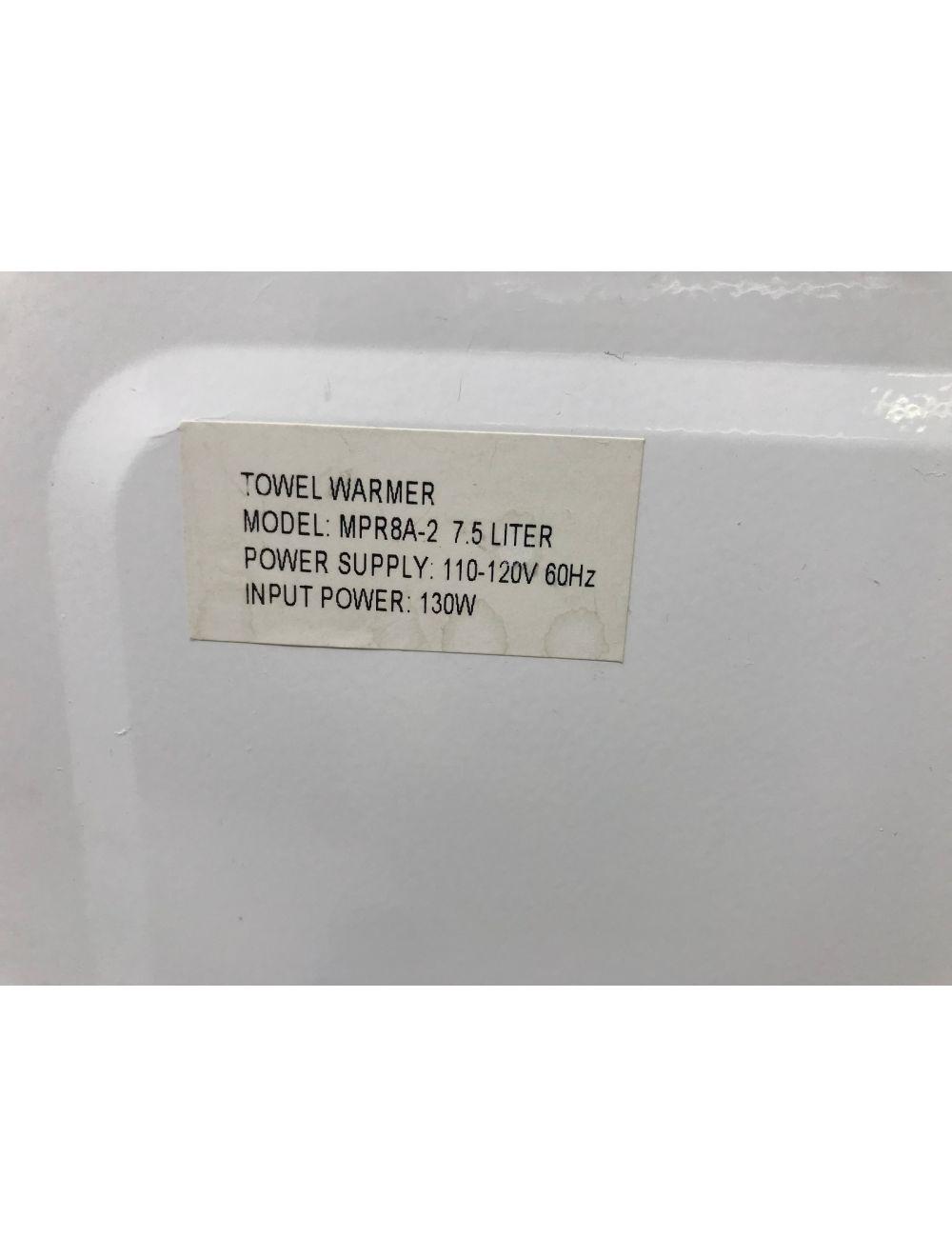 7.5 Liter Spa Salon Facial Towel Warmer MPR8A2 Sol International Medical