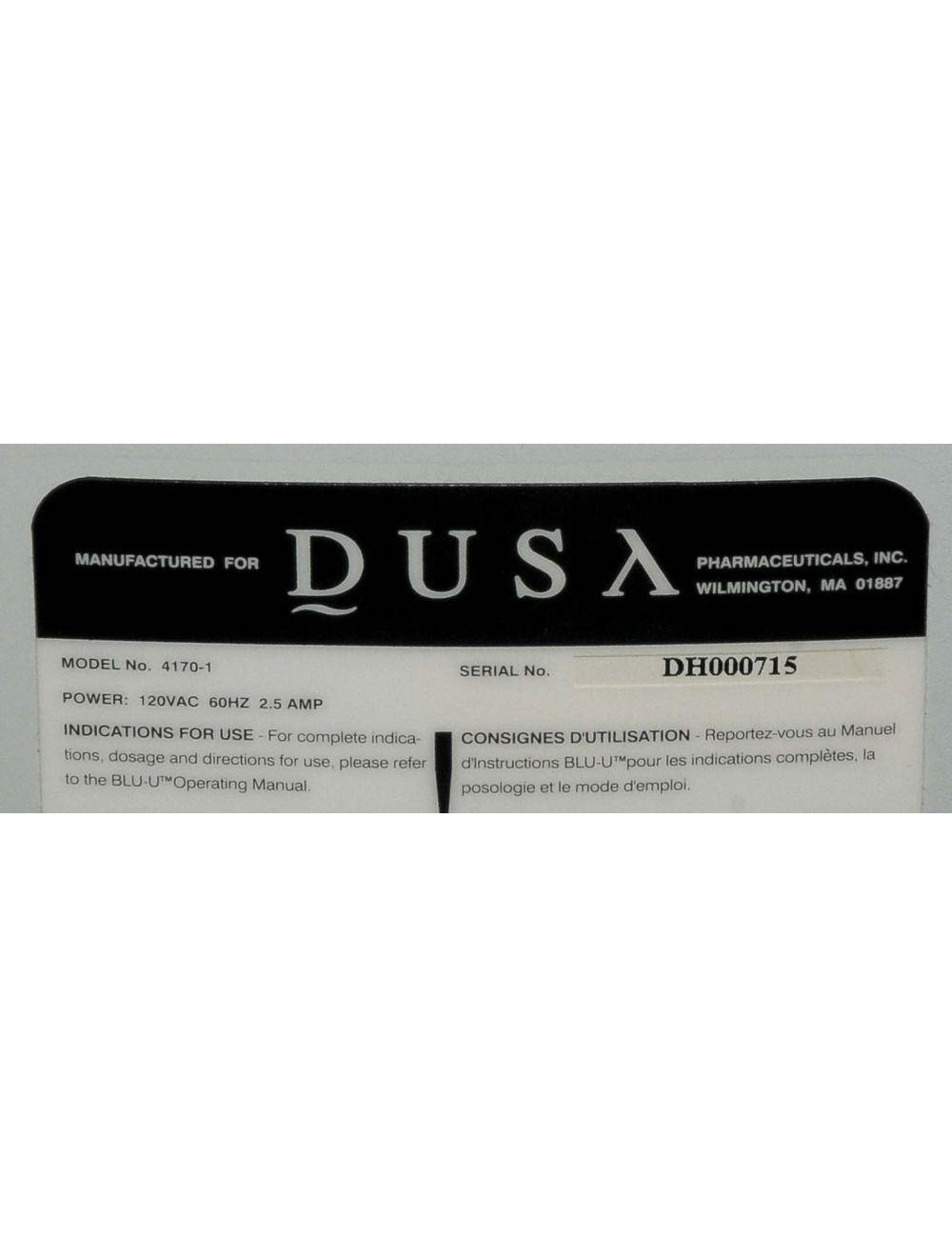 Dusa Blu Photodynamic Light Skin Therapy Acne Treatment Blue 4170-1 Phototherapy Sol International Medical
