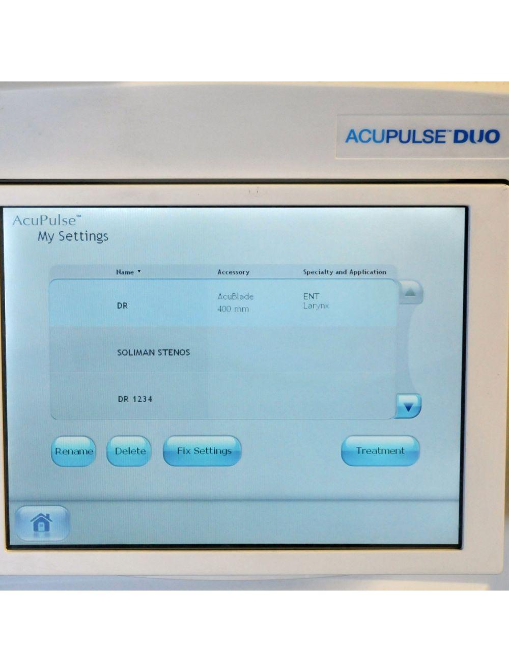 2016 Lumenis AcuPulse DUO CO2 Laser SilkLaser Scanner AcuScan 120 SurgiTouch Lumenis