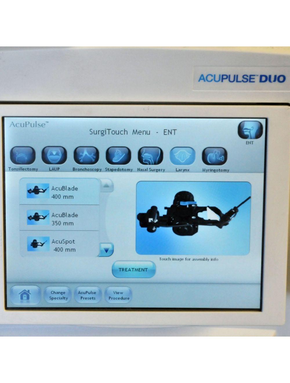2016 Lumenis AcuPulse DUO CO2 Laser SilkLaser Scanner AcuScan 120 SurgiTouch Lumenis