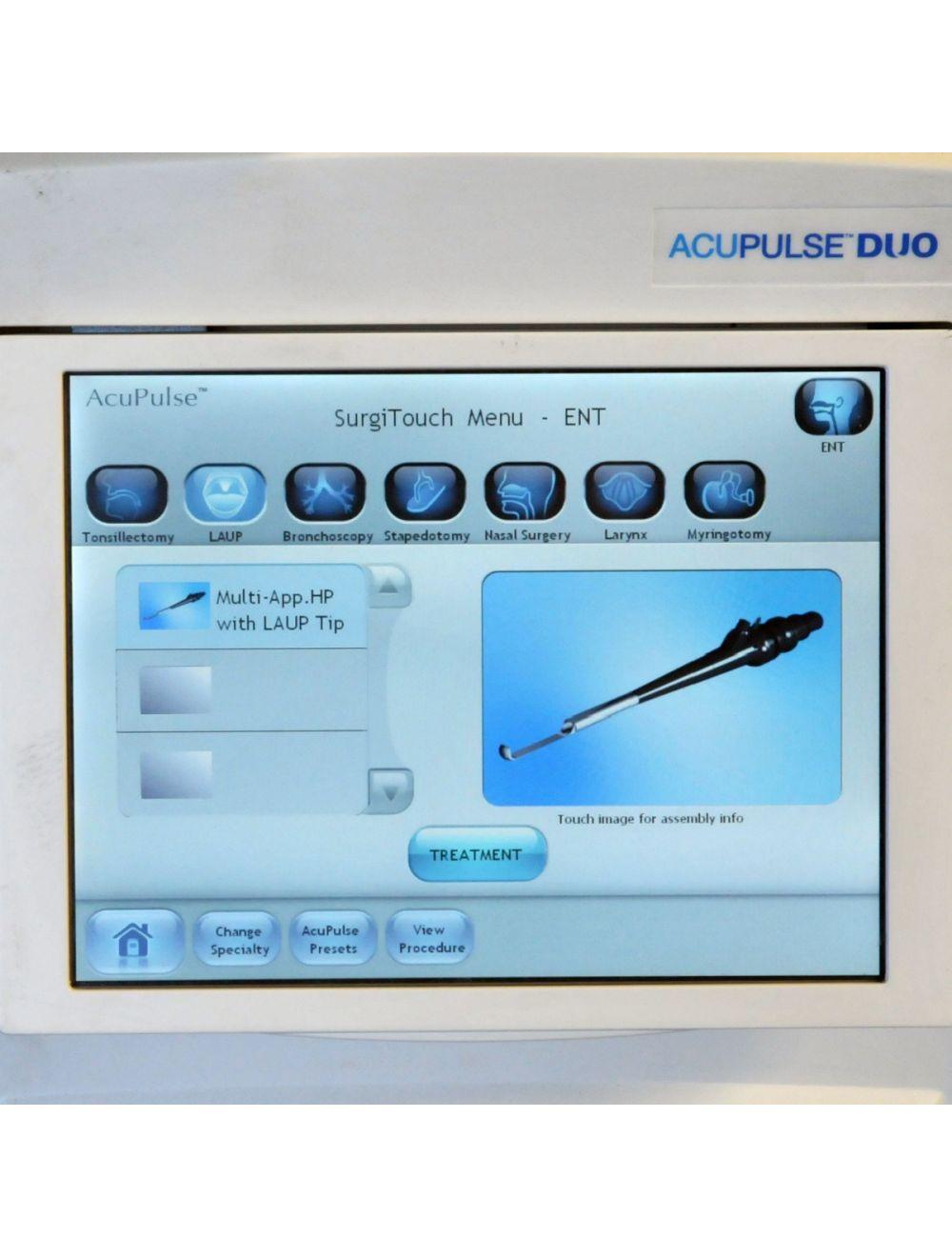 2016 Lumenis AcuPulse DUO CO2 Laser SilkLaser Scanner AcuScan 120 SurgiTouch Lumenis