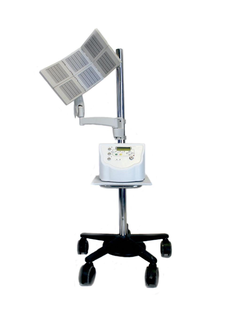 LED Light Therapy System Skin Care Machine LightWave RLI 100 EXP on Mobile Stand Sol International Medical