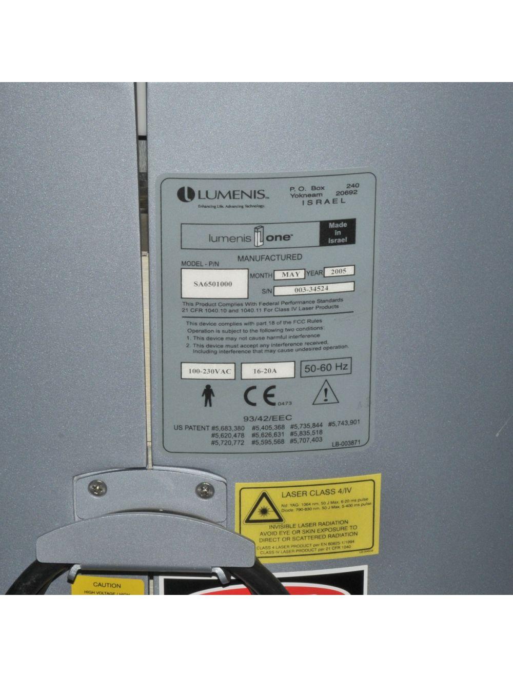 2005 Lumenis Lume1 Laser Universal IPL & Multi-Spot Nd YAG HP LumeOne Lume One Lumenis