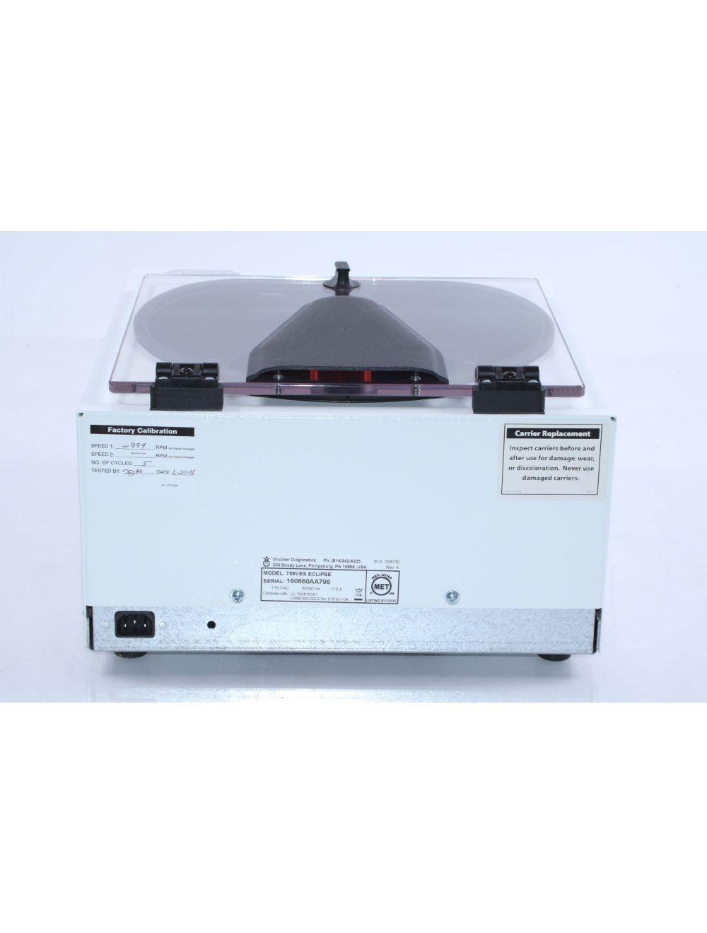 Drucker Diagnostics ECLIPSE Easy Spin 755VES 血小板 PRP 3500 RPM 離心機
