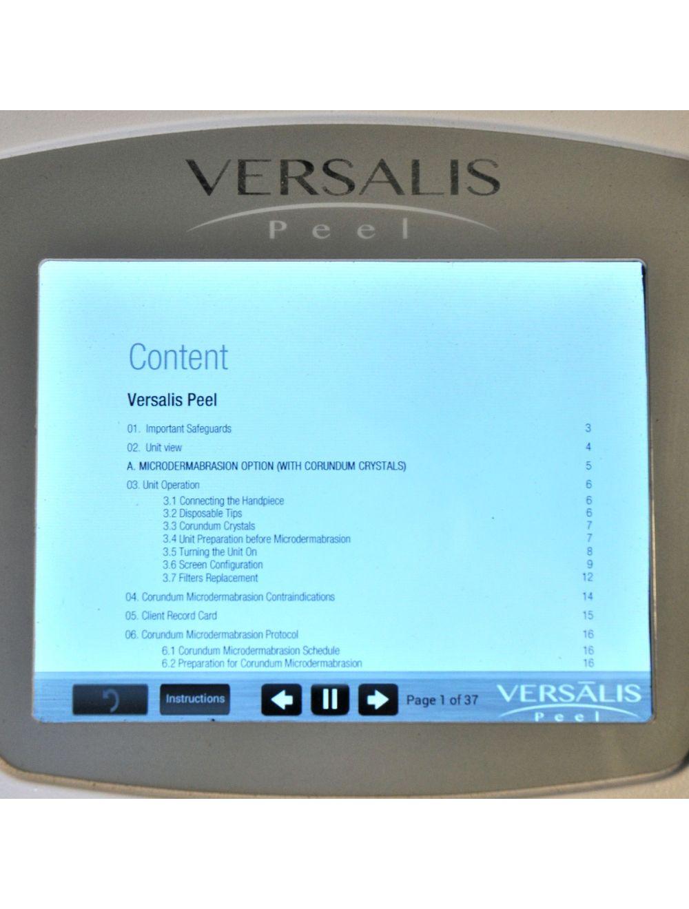 Silhouet Tone VERSALIS PEEL Microdermabrasion Non-Invasive Skin Exfoliation Sol International Medical