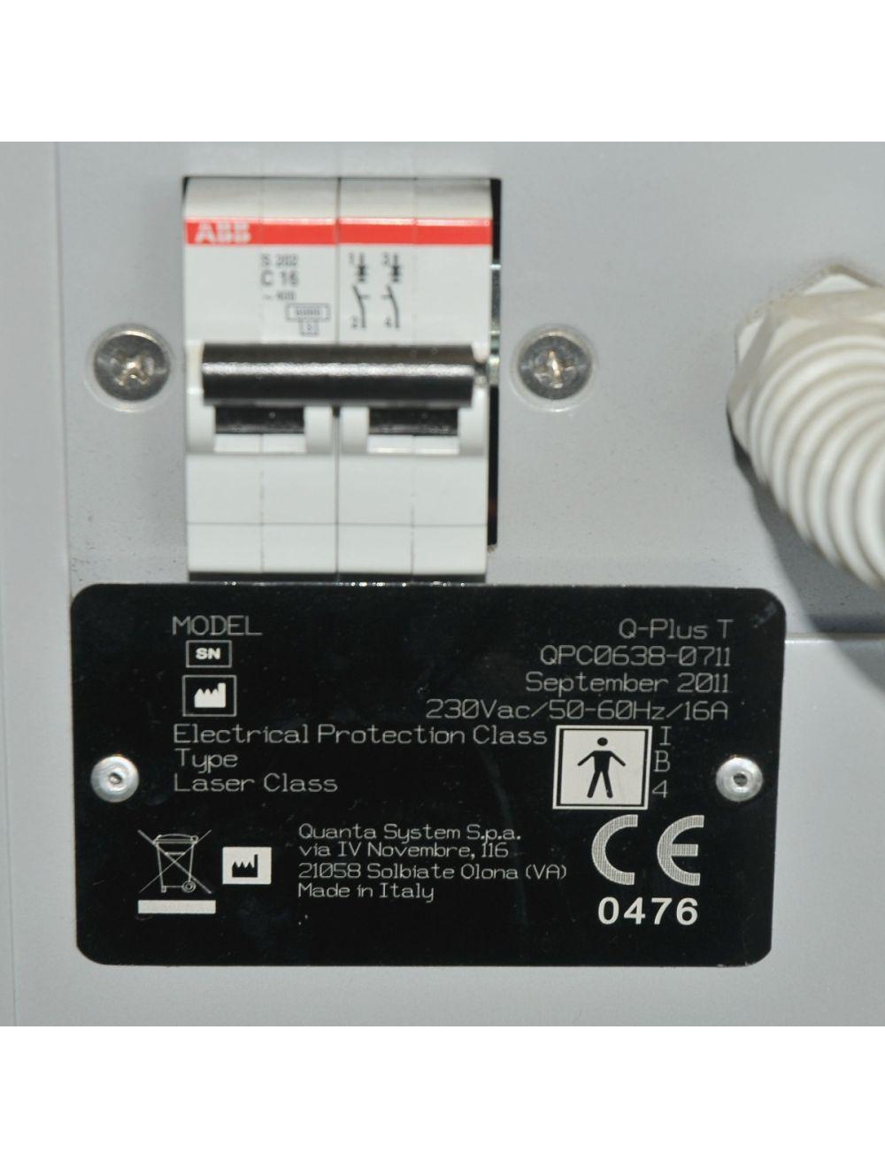 2011 クアンタQプラスTタトゥー除去 1064 532 694 Qスイッチルビー+Nd:YAGレーザー