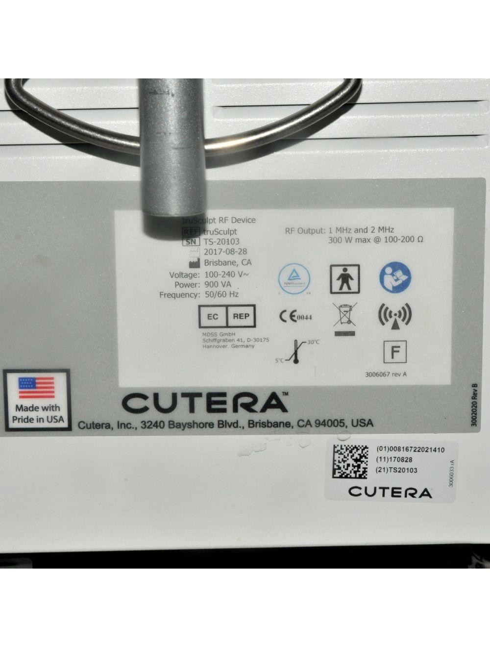 2017 Cutera TruSculpt 3D Radio Frequency Body Sculpting RF Tru Sculpt Shape 3 D