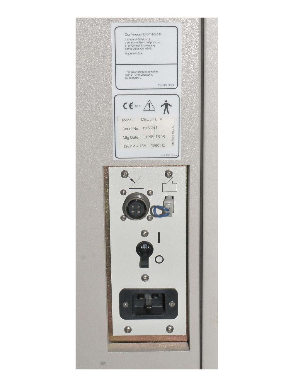 ConBio Medlite IV Q-Switch Nd:YAG Tattoo Removal Laser Q-Switched Con Bio 1999 Sol International Medical