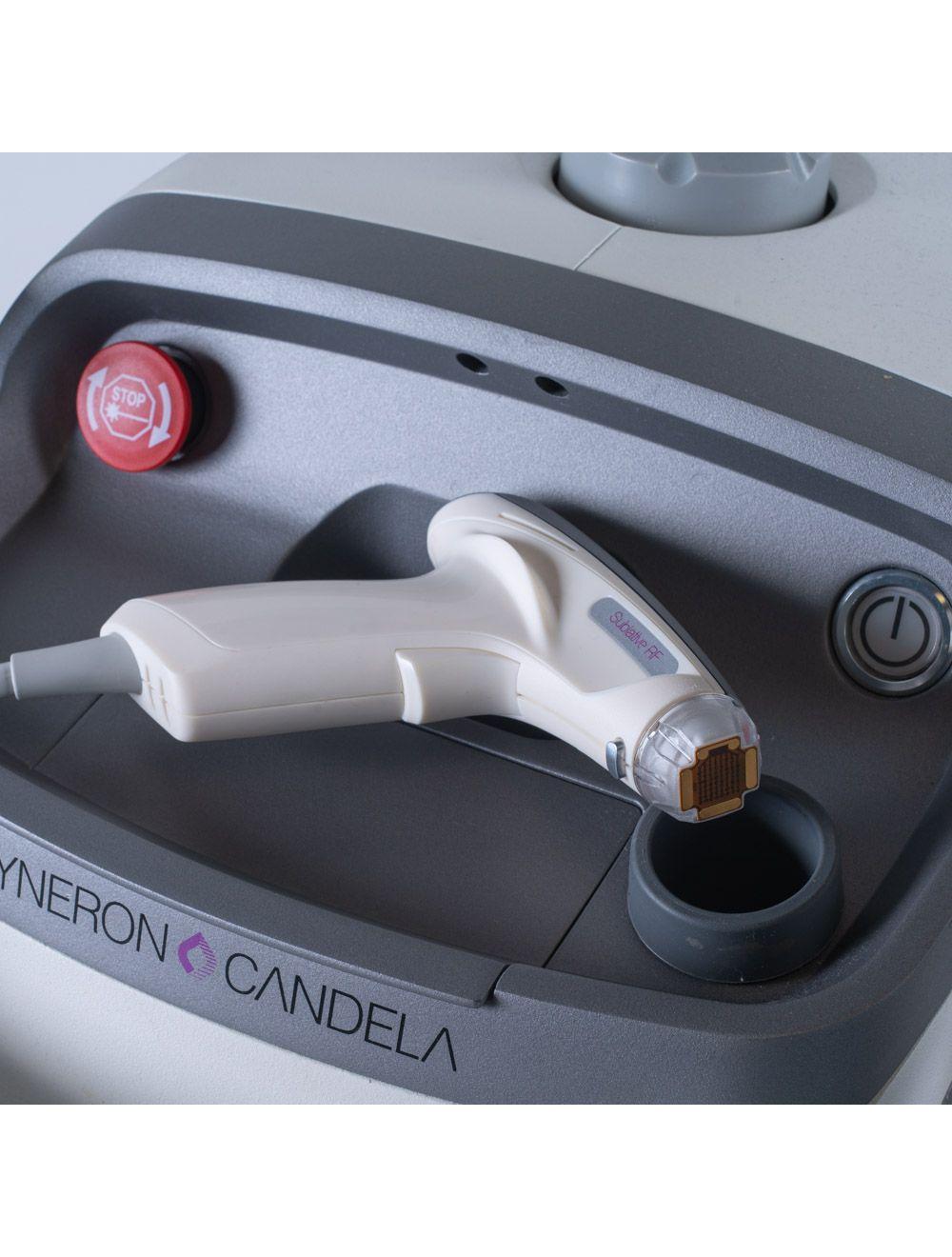 Candela Syneron elos Plus RF 雷射器，配備 3 個手柄（SRA Plus、SRA Plus S、SRF）