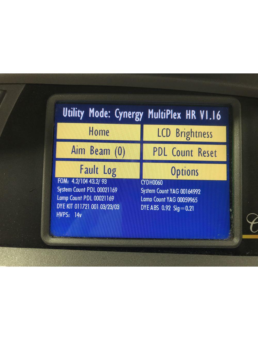 2006 Cynosure Cynergy Multiplex Pulsed Dye Nd YAG Laser Vascular Pigment Lesions Cynosure