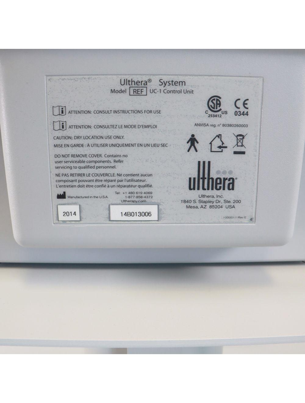 2014 Ulthera Ultherapy UC-1 Non-Invasive Ultrasound Therapy Face Neck Skin Tightening