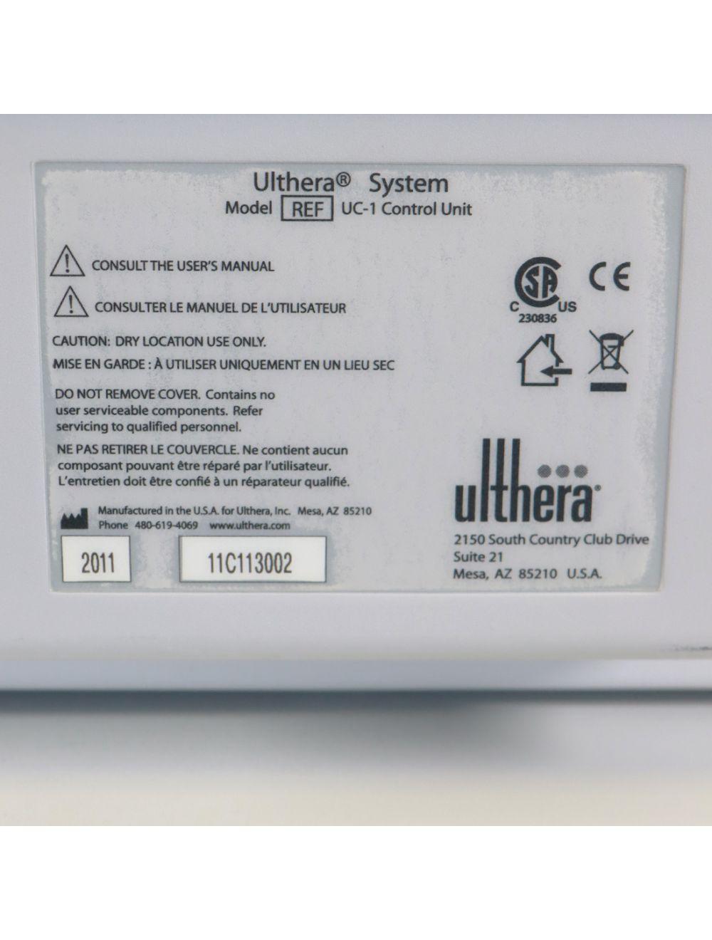 2011 Ulthera Ultherapy DEEPsee Ultrasound Skin Tightening Contouring w Handpiece