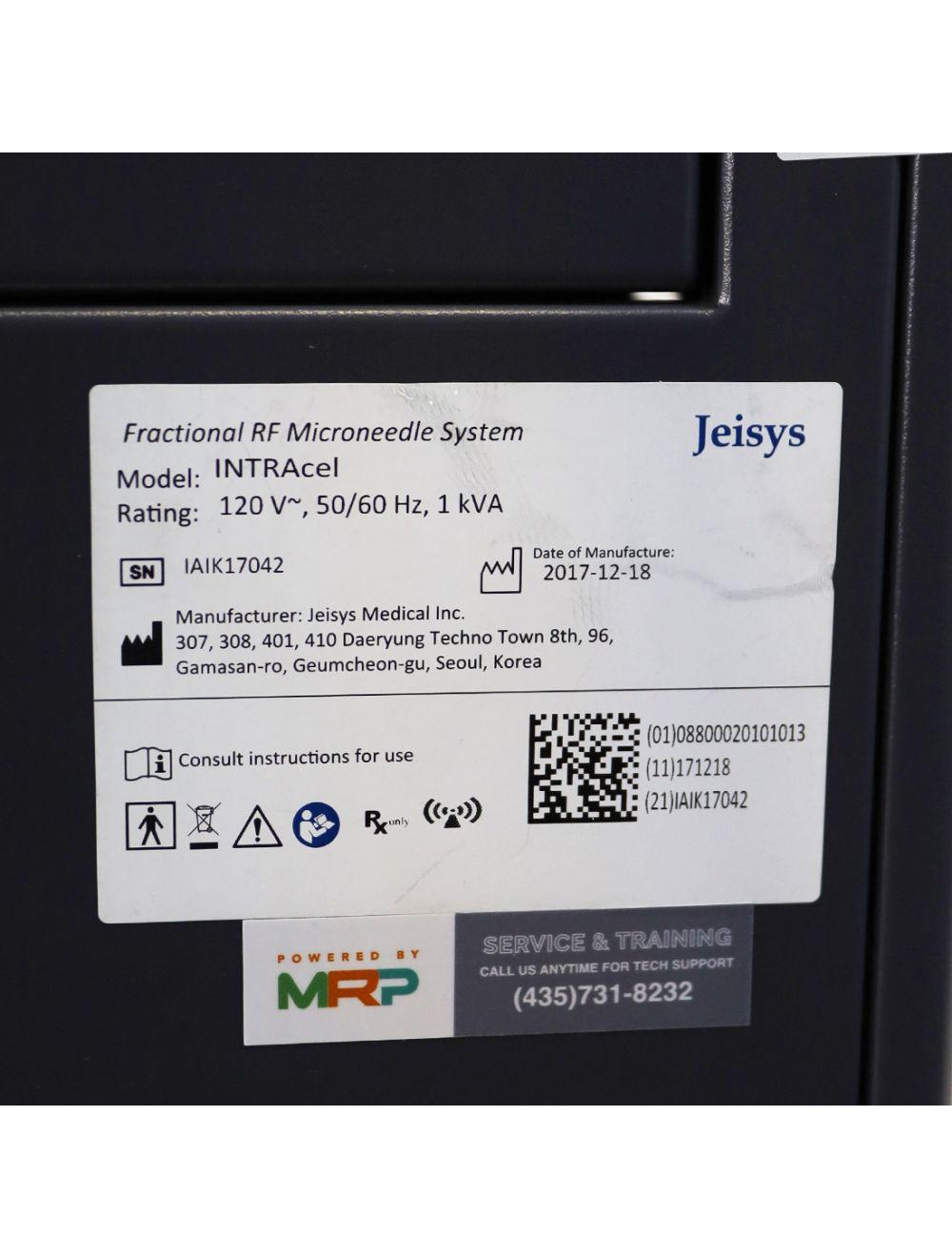 2017 Jeisys INTRAcel Fractional RF Microneedling System Skin Tightening Sol International Medical