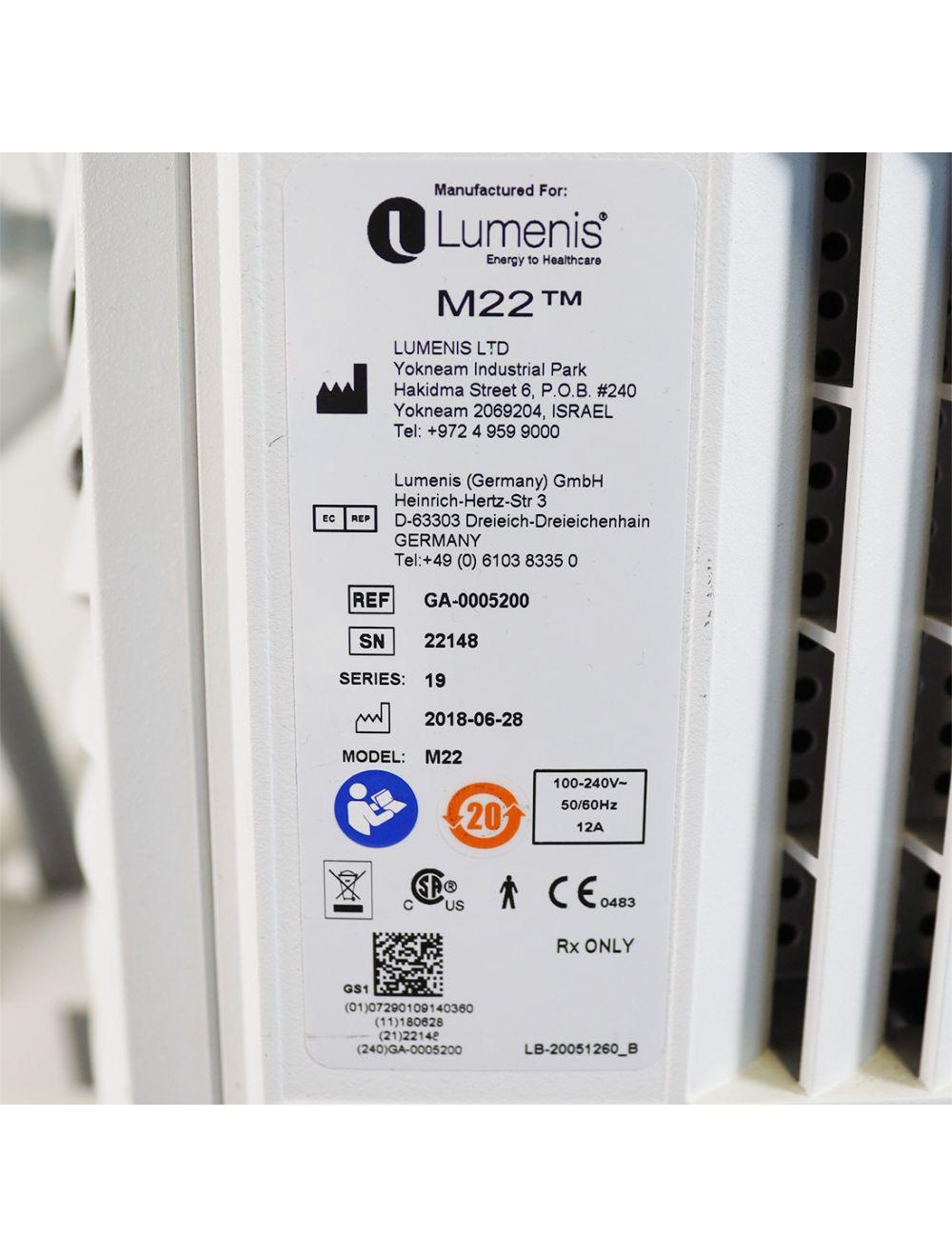 2018 Lumenis M22 Laser Fully Loaded IPL NdYag Q-Switched ResurFX System Lumenis