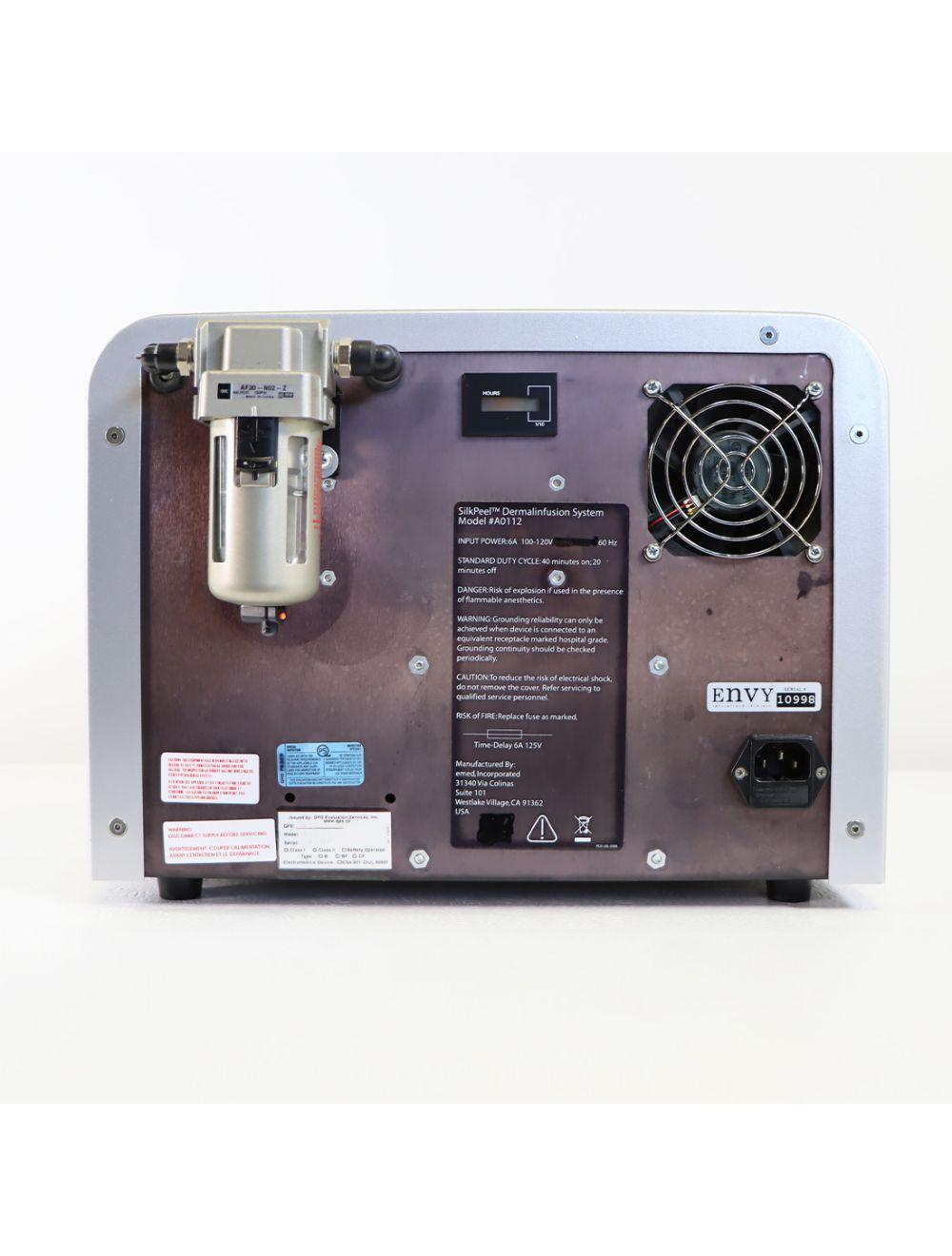 Envy Medical SilkPeel Dermalinfusion Skin Resurfacing Treatment System 285.3 Hours Sol International Medical
