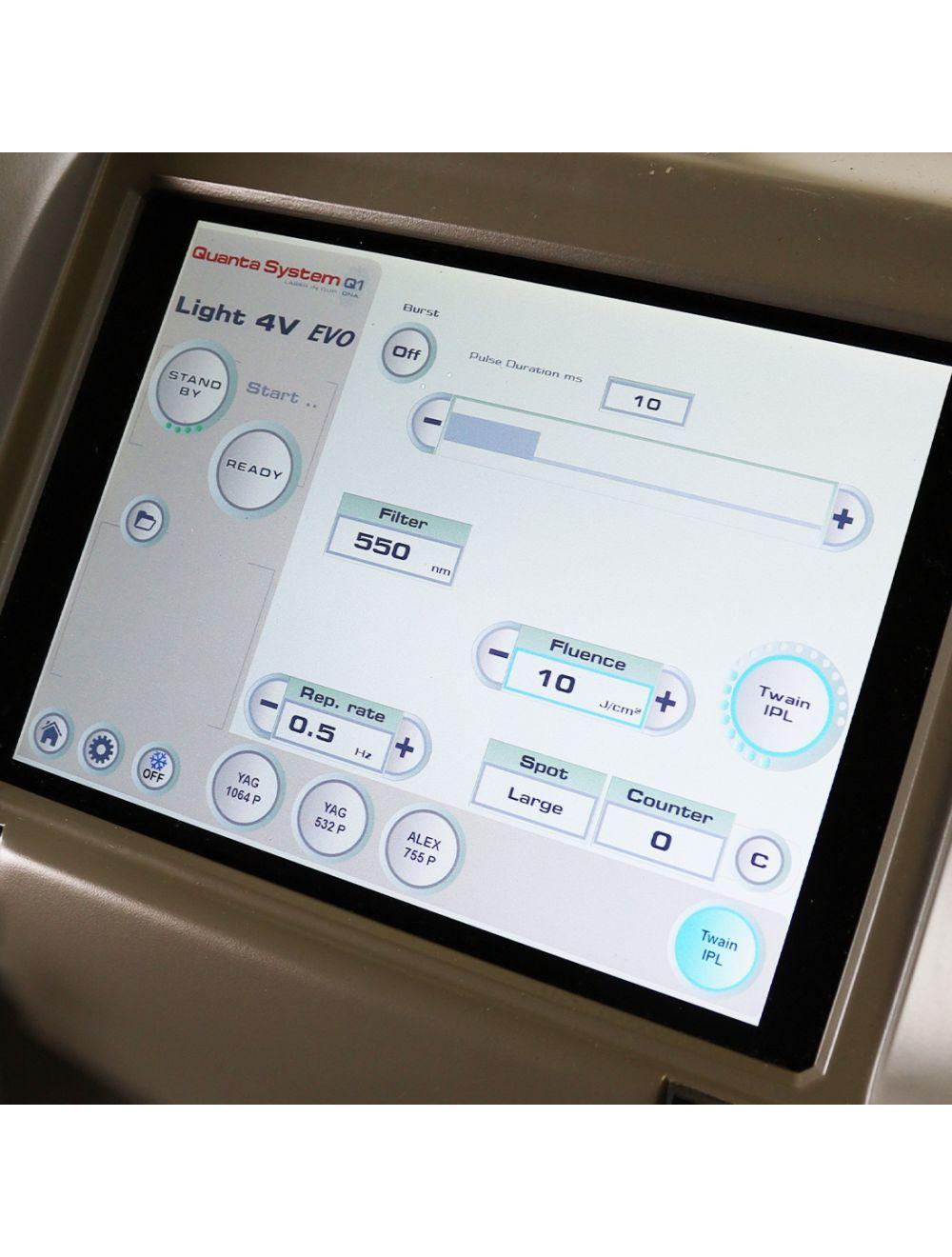 2021 Quanta Light 4V Evo Hair Reduction Vascular Lesions System PCMS00319