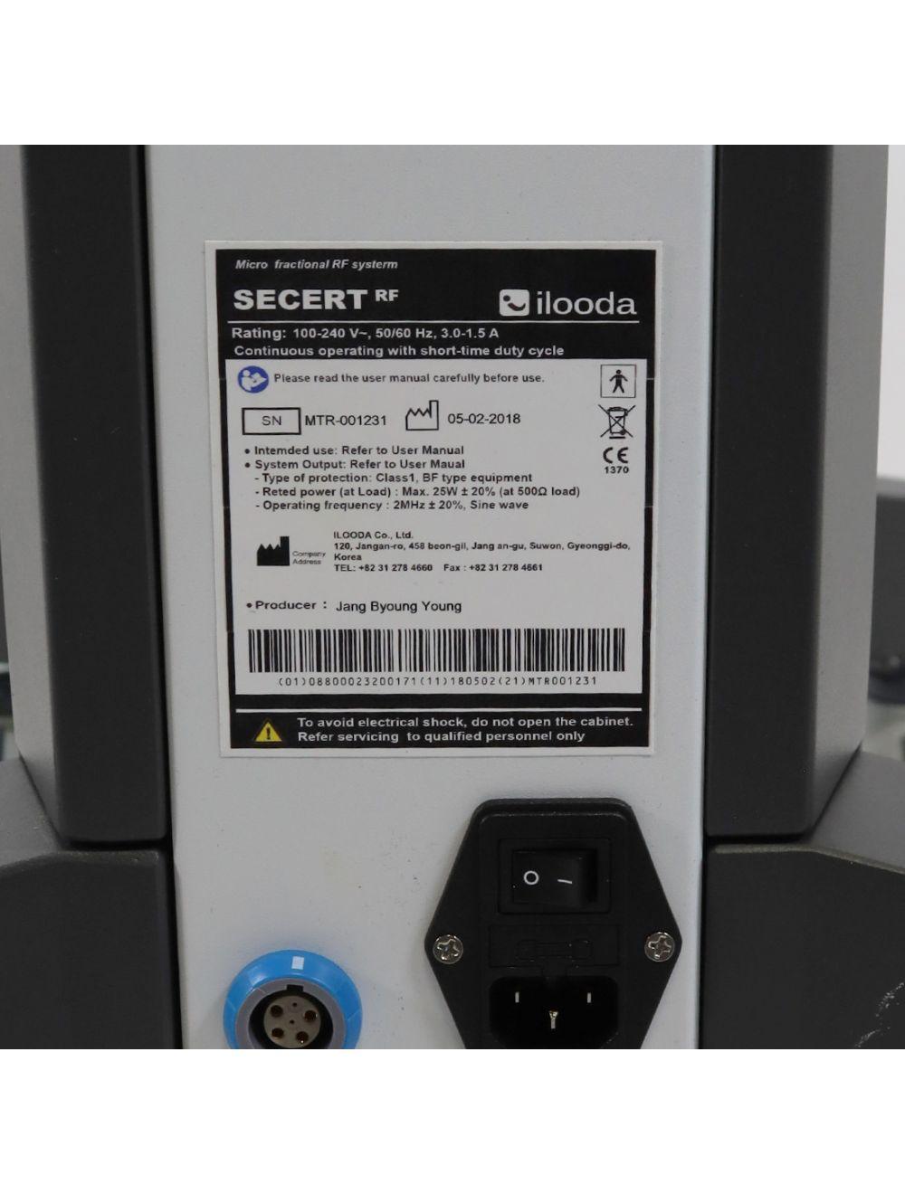 2018 Cutera Ilooda Secret RF RadioFrequency Microneedling Wrinkles Scars Acne