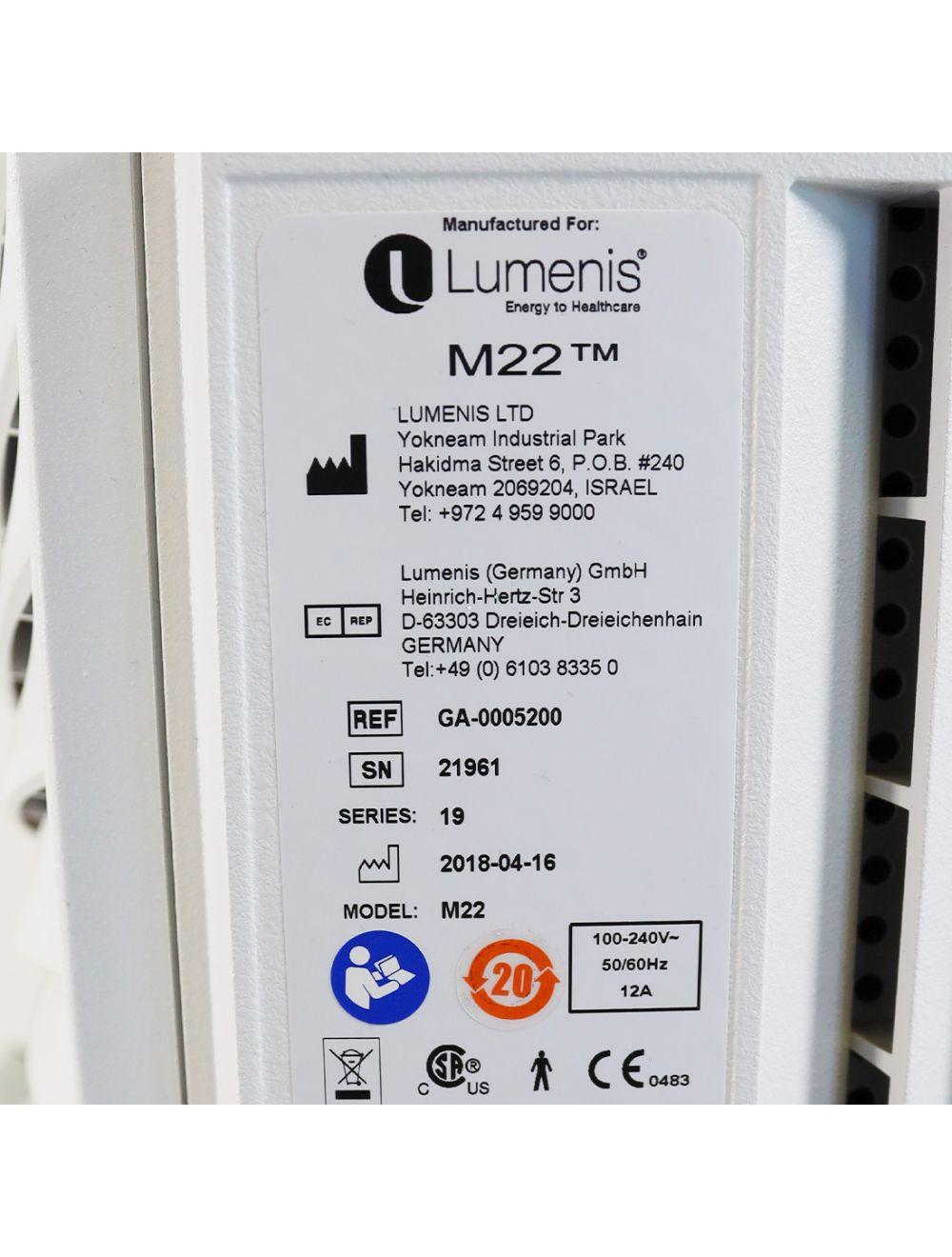 2018 Lumenis M22 Laser IPL Fully Loaded NdYag Q-Switched ResurFX System Lumenis