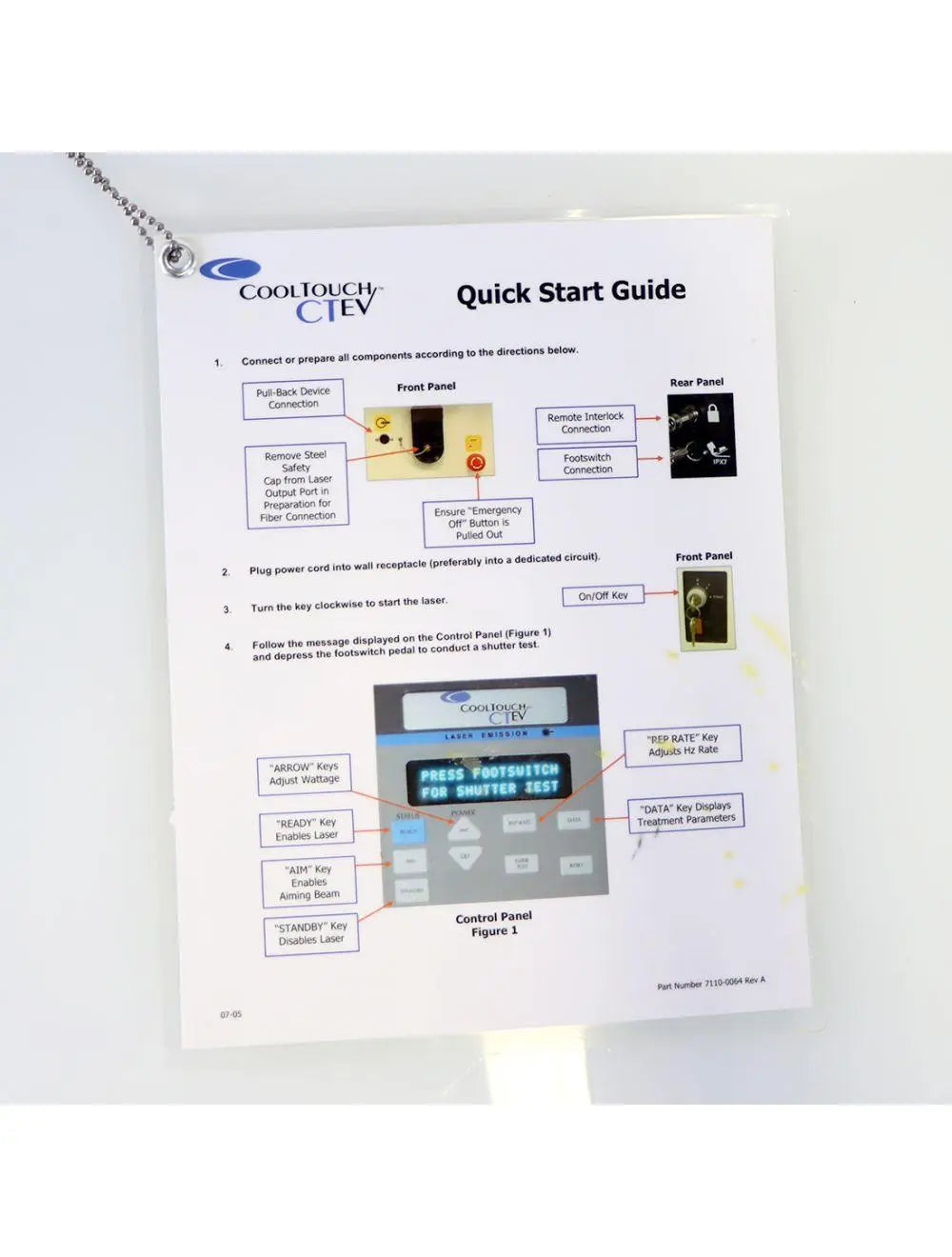 2006 New Star NS160 CoolLipo Laser Nd YAG 1320 nm Cosmetic Leg Veins CTEV CVI