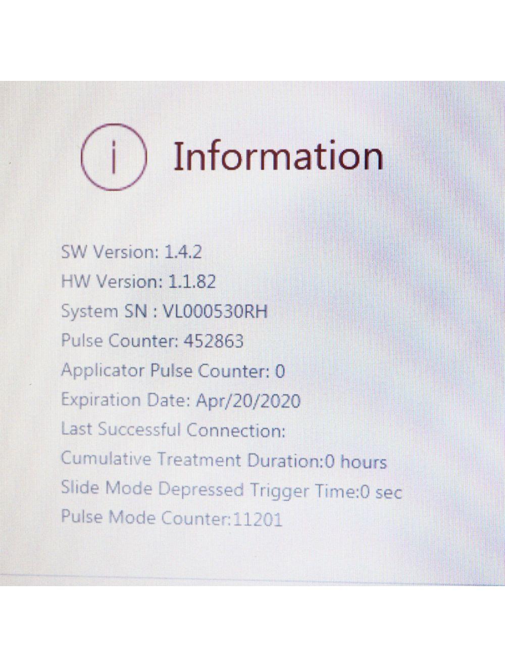 2019 VenusConcept Venus Velocity 800 nm Diode Hair Removal Laser Concept w/HP