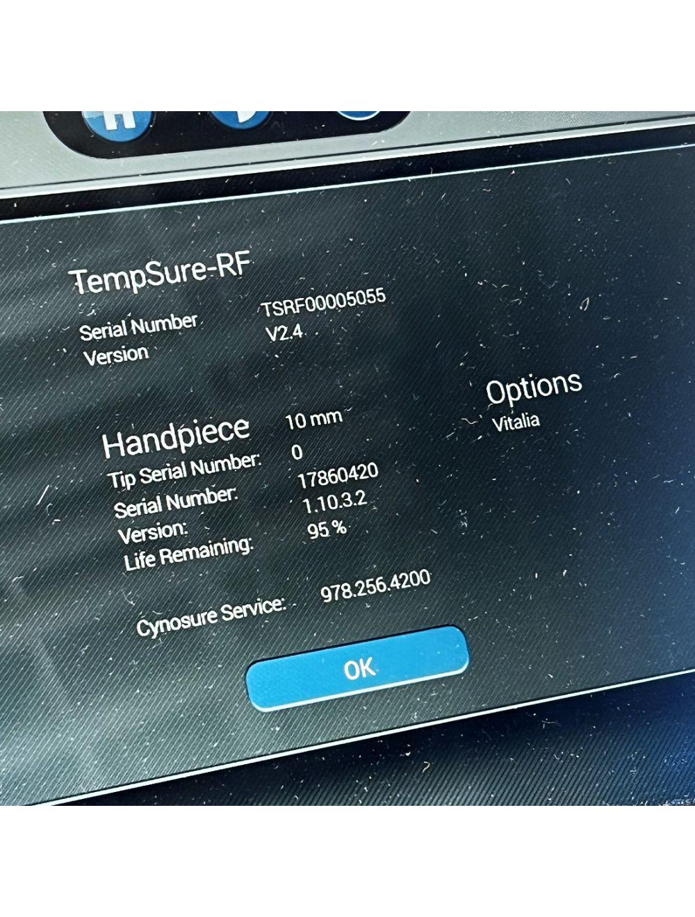 2018 Cynosure Ellman TempSure RadioFrequency Vitalia Skin Tightening RF