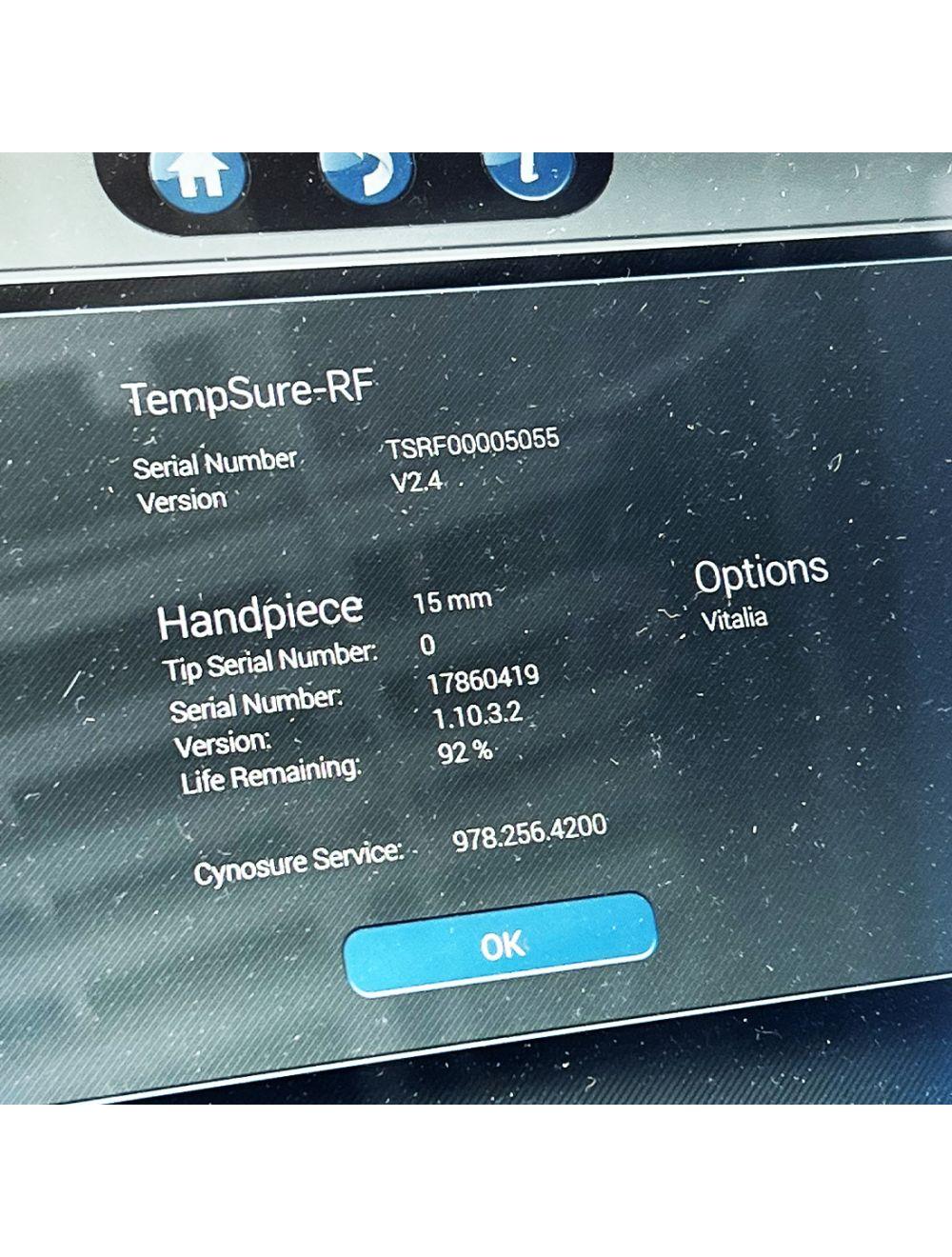 2018 Cynosure Ellman TempSure RadioFrequency Vitalia Skin Tightening RF