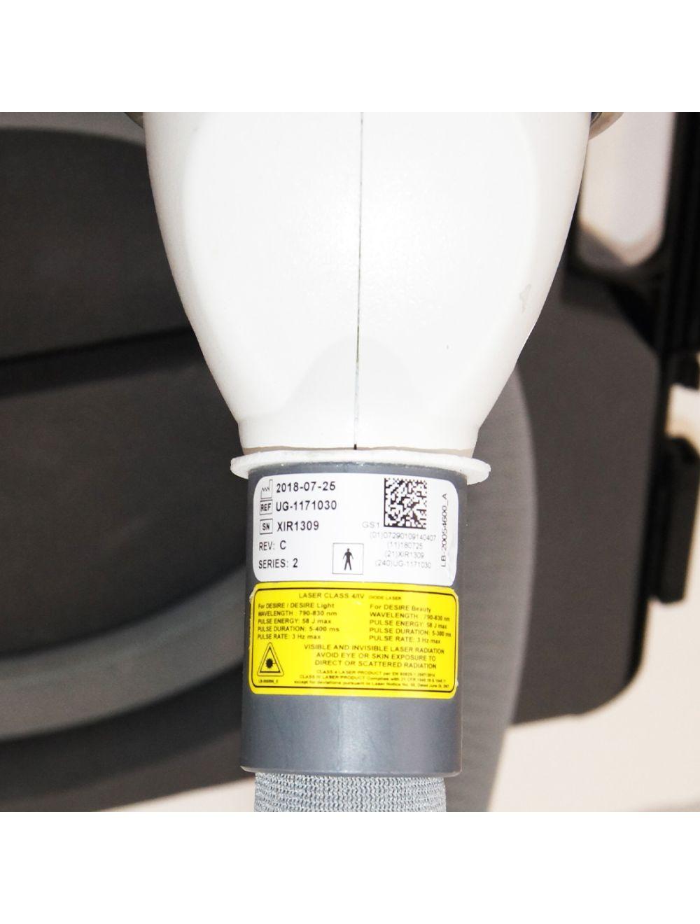 2018 Lumenis LightSheer Desire Laser Hair Removal Diode XC HS Handpieces 2 HPs