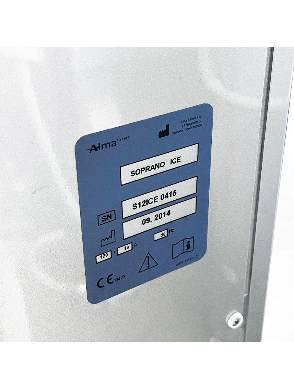 2014 Alma Lasers Soprano ICE Laser Hair Removal System NIR 755nm LOW SHOTS!