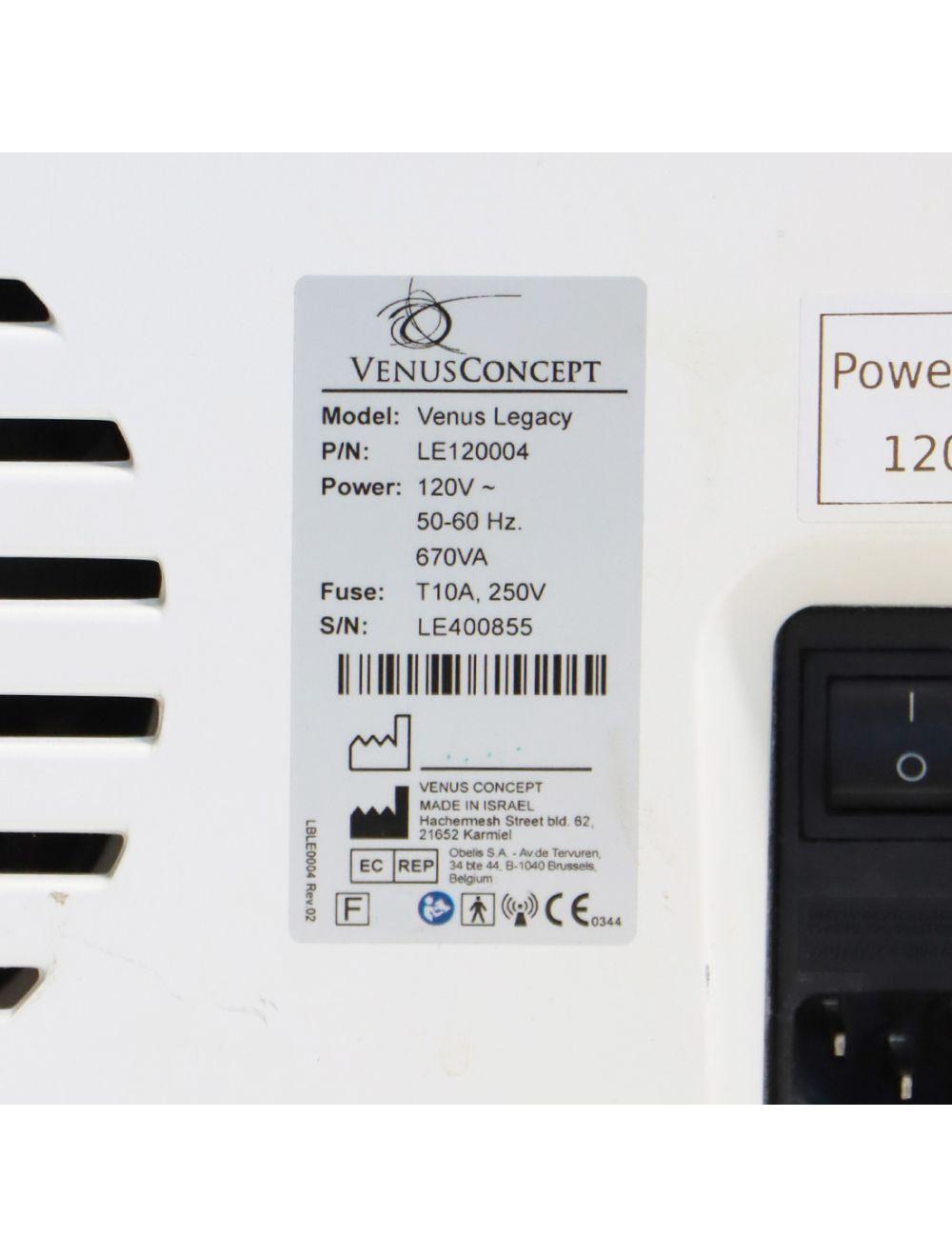 Venus Concept Venus Legacy System Radio Frequency Cellulite Wrinkle Reduction