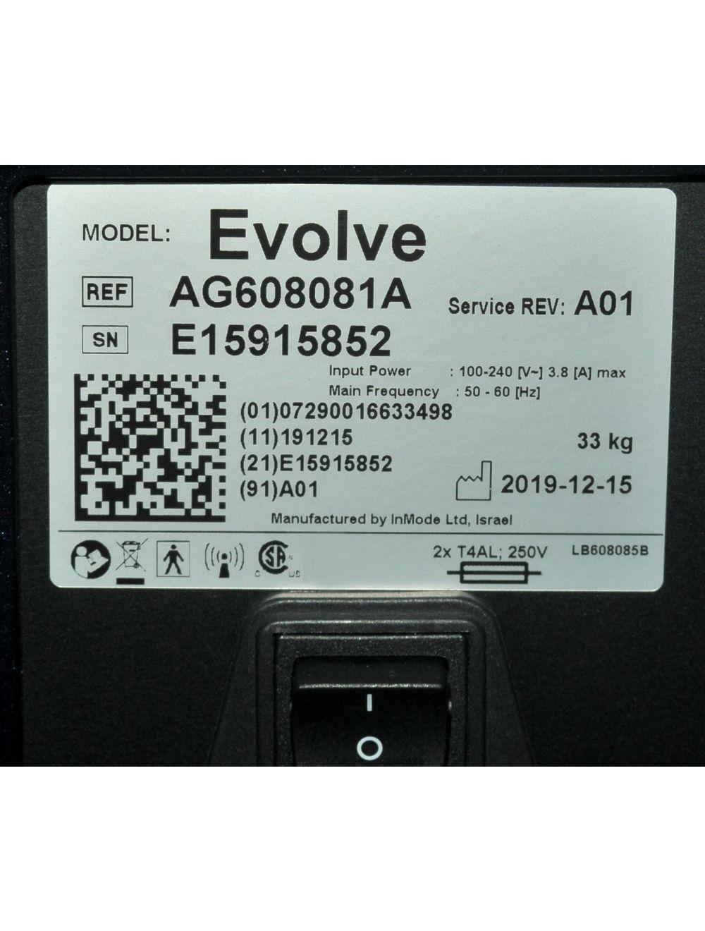 2019 InMode Evolve Body Contouring Remodel Sculpt Trim Tone Tite RadioFrequency