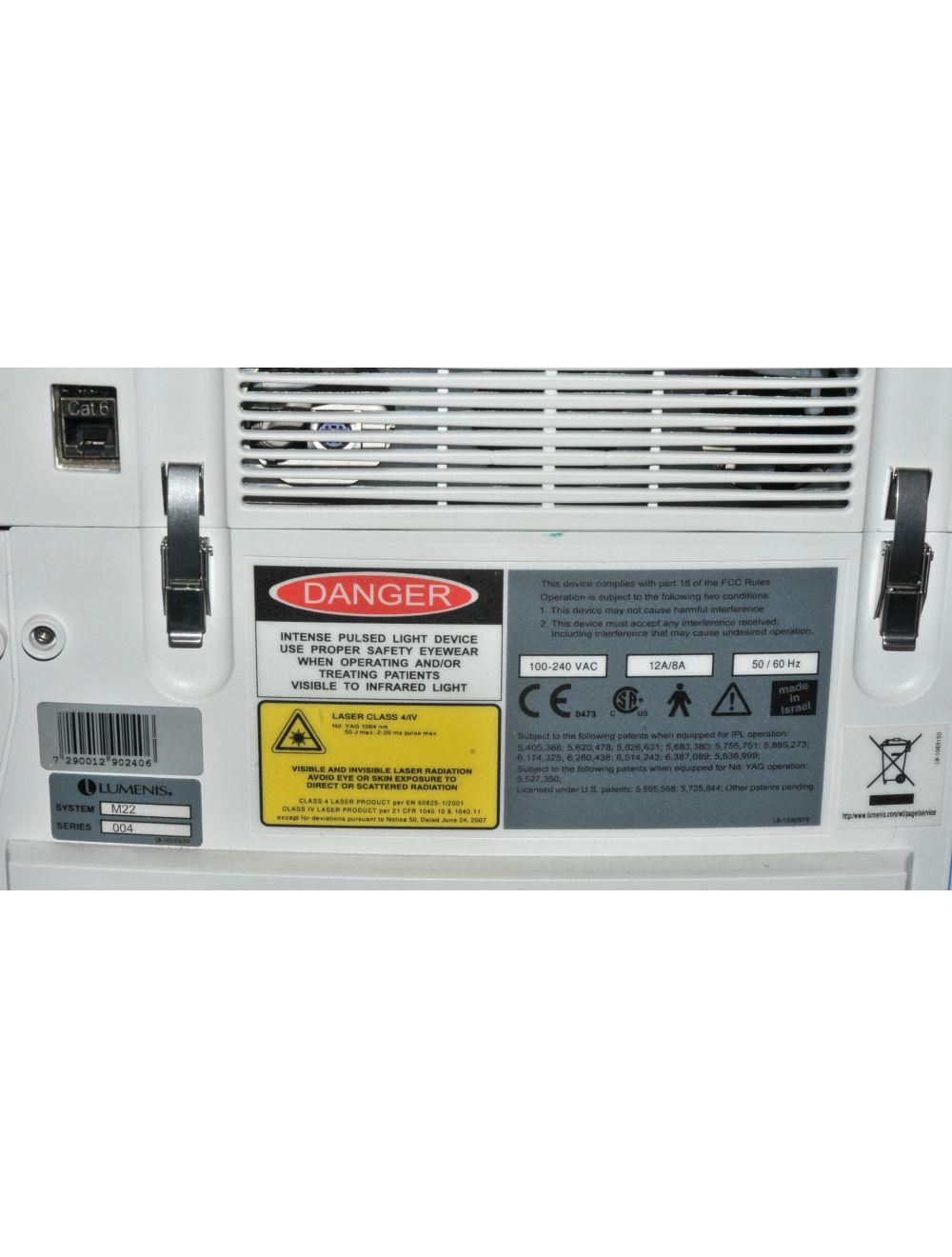 Lumenis M22 Universal IPL Laser Skin Resurfacing Hair Removal Rosacea Lesions