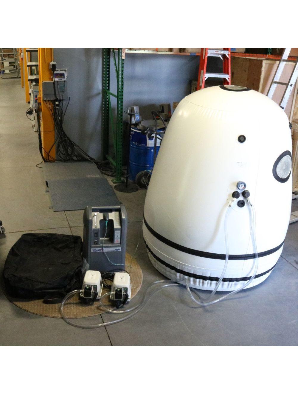 Summit to Sea Dive Vertical Portable Hyperbaric Oxygen Chamber w/ Concentrator Sol International Medical