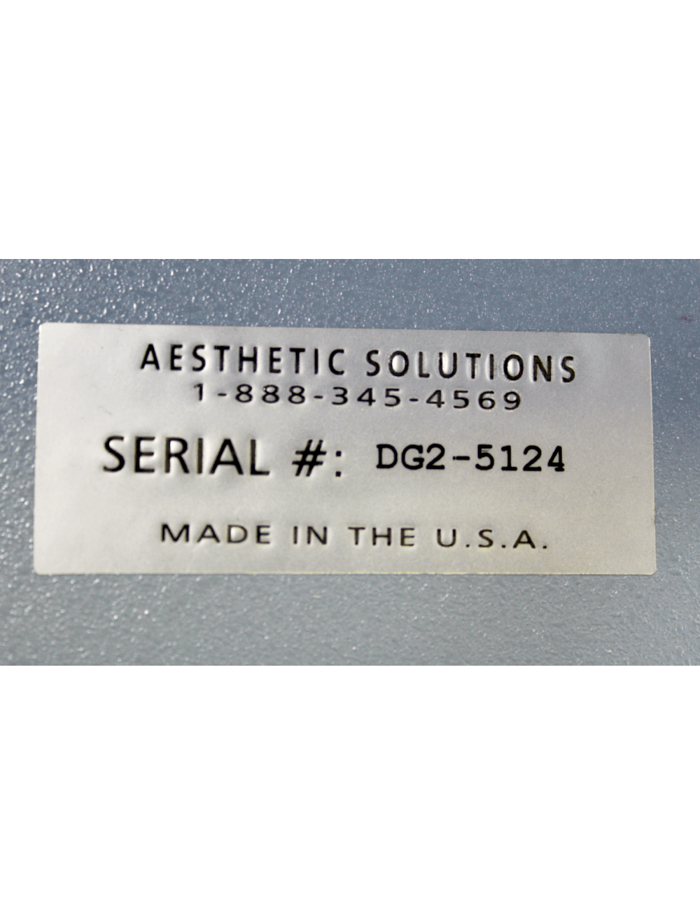 Aesthetic Solutions Dermaglow II Professional Microdermabrasion Machine 62 hours