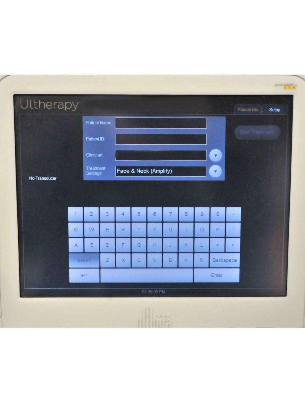 Merz Ulthera Ultherapy DeepSEE Ultrasound System w Access Key Accessories 2012 Sol International Medical