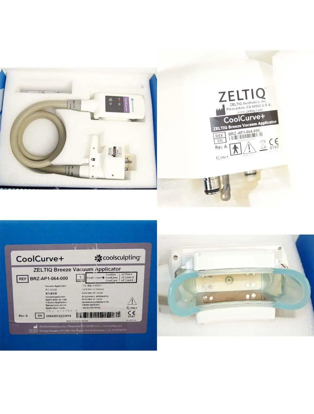 2011 Zeltiq CoolSculpting Body Contouring Fat Reduction System w/ 4 Applicators
