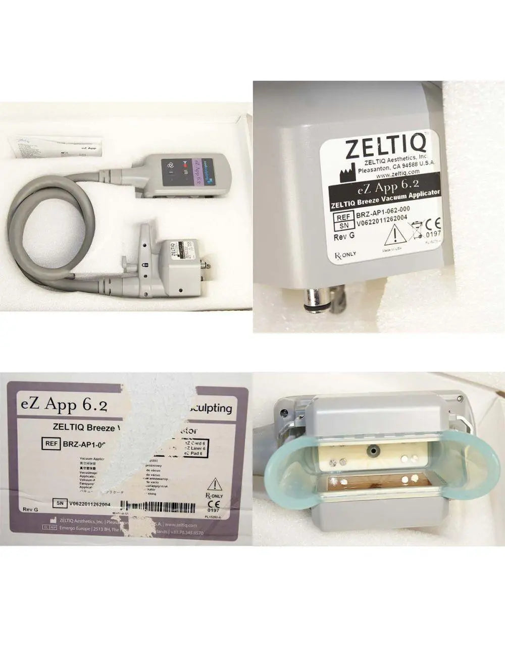 2011 Zeltiq CoolSculpting Body Contouring Fat Reduction System w/ 4 Applicators