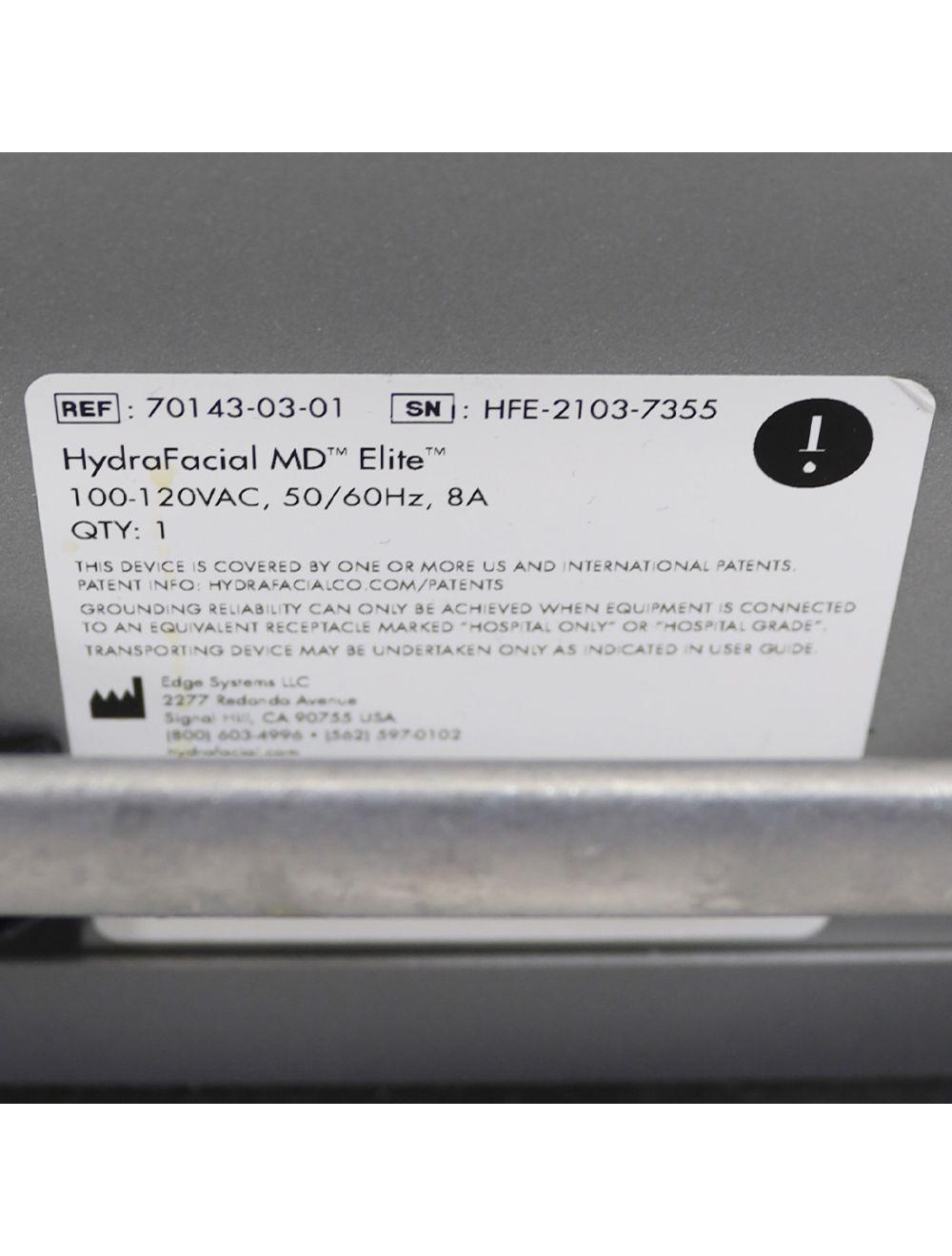 2021 Edge Systems Hydrafacial MD Elite System Hydradermabrasion Skin Treatment Hydrafacial